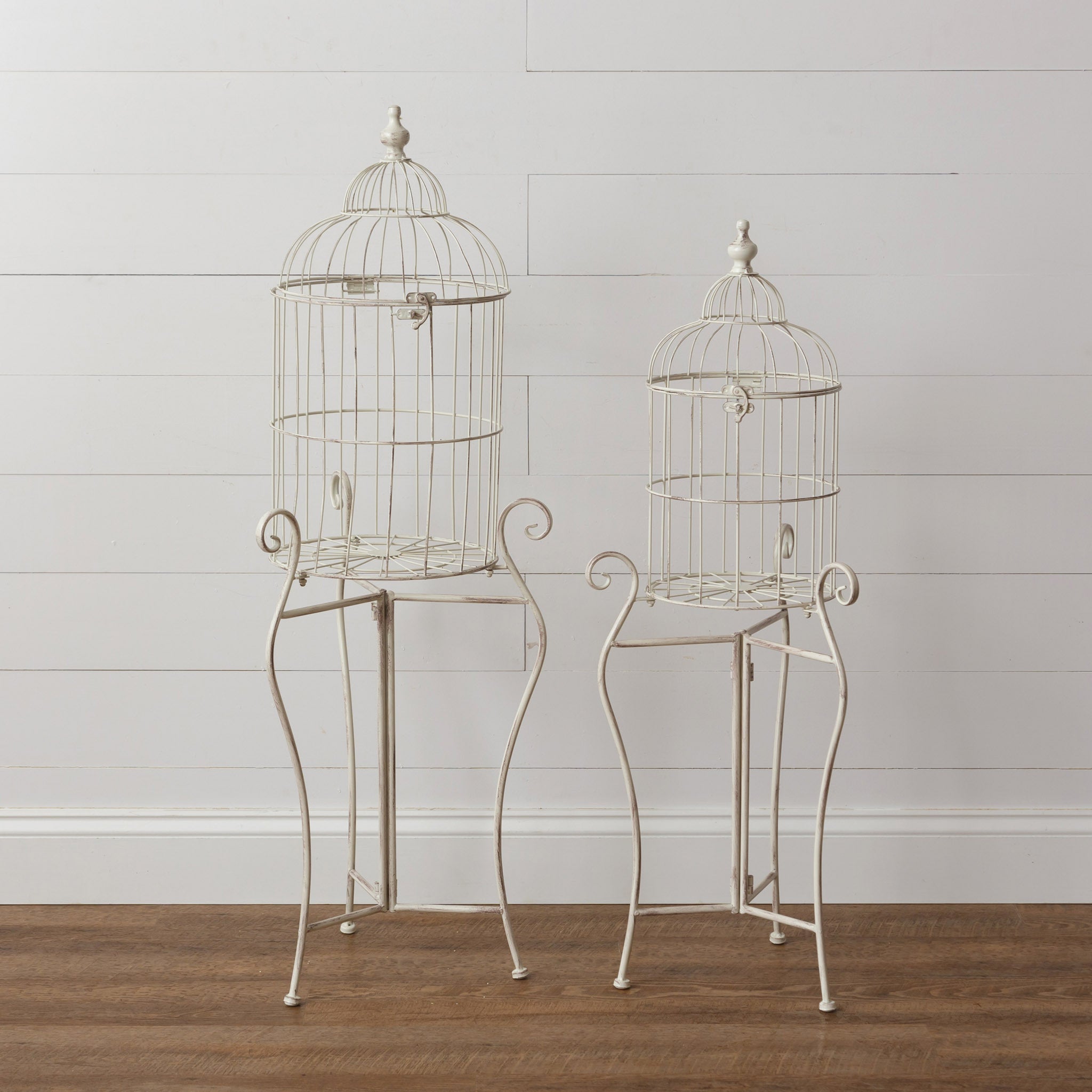 Vintage Birdcage On Stand