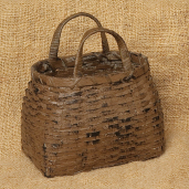 Basket Grungy - 2 Handled Tan