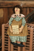 Doll - Live  Laugh  Love  Fabric