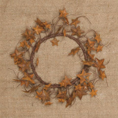 Wreath - Rusty Stars