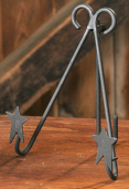 WROUGHT IRON FOLK STAR - FOLDABLE FRAME HOLDER