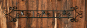 WROUGHT IRON FOLK STAR - WALL  3 PLATE HOLDER