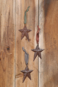 Star  Punched - Tin  Folk  Rusty  Homespun Tie