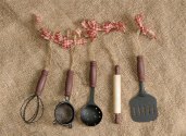 Ornament - Miniature  Kountry Kitchen Utensils