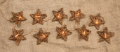 Twig Star Garland W/Lights - String Of 10