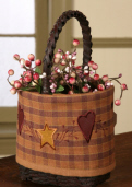 BASKET LINER  STAR/HEART