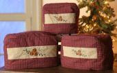 JINGLE BELLS TOASTER COVER  4 SLICE