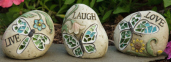 MESSAGE STONES - LIVE LAUGH LOVE
