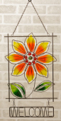 SUNCATCHER - SUNFLOWER  WELCOME
