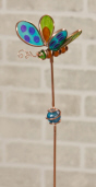 GARDEN STAKE - BUTTERFLY  COPPER PLATED