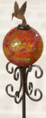 GARDEN STAKE - MOSAIC  W/HUMMINGBIRD