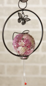 HUMMINGBIRD FEEDER - MOSAIC  W/BUTTERFLY