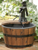 OLD PUMP FOUNTAIN - SINGLE BUCKET