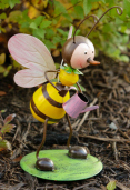 BEE - FIGURINE  WATERING CAN