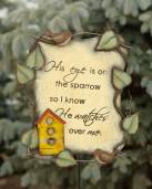 GARDEN SIGN -BIRDHOUSE