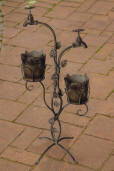 FAUCET STYLE - PLANT STAND  TWO BUCKETS