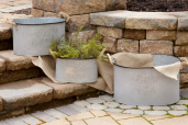 PLANTER -  COUNTRY LIVING   ROPE HANDLES