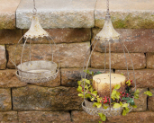 CANDLE OR PLANT HOLDER - HANGING