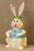 EASTER BUNNY WITH 35 LIGHTS
