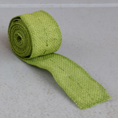 BURLAP RIBBON - SPRING GREEN