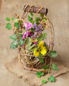 PANSY BASKET