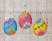 EGGS - FLOWERED & GLITTERED
