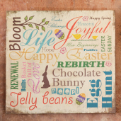 Plaque - Happy Easter