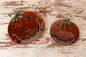 Decorative Plates - Pumpkins W/Faces