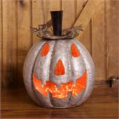 Pumpkin - Metal Jack-O-Lantern