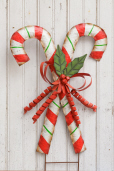 Candy Canes Garden Stake