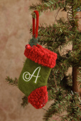 STOCKING - MONOGRAM A