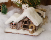 Woodland - House In Snow