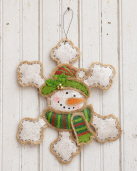 Burlap Snowflake