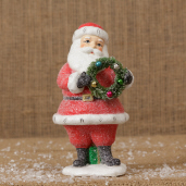 Santa W/Wreath