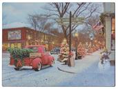 Cutting Board - Town Scene