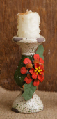 Candle Holder - Poinsettia  Small