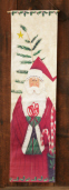 Painted Canvas Wall Hanging - Santa