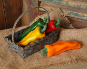 CHILI PEPPER - GR  YEL  ORANGE  RED   DECORATIVE