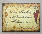 Cutting Board-Love Laughter Friends;Dishwashersafe