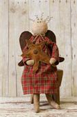 Angel Holding Star, Sitting