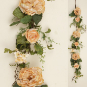 Garland - Peony & Roses, Cream