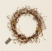 WREATH - PRIMITIVE BERRY - TIN HOUSES