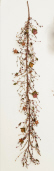 GARLAND - BERRIES  BIRD HOUSES & STARS