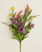 Bunch - Wild Flowers  Purple & Yellow