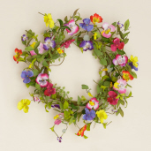 WREATH - PANSIES