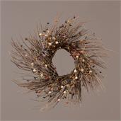 Wreath - Twig Base, Assorted Berries & Primitive Accents