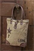Classic Vintage Canvas Handbag - 1862