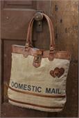 Classic Vintage Canvas Handbag - Domestic Mail