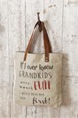 Handbag - Vintage Canvas If I Ever Knew
