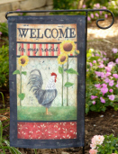 FLAG - GARDEN  WELCOME TO MY ROOST